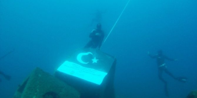 Engelli Rekortmen Dalgıç 15 Temmuz İçin 15 Metreye Dalış Yaptı