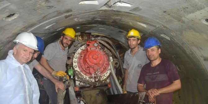 Vali Ceylan Derin Deşarj Tünelinde İncelemelerde Bulundu.