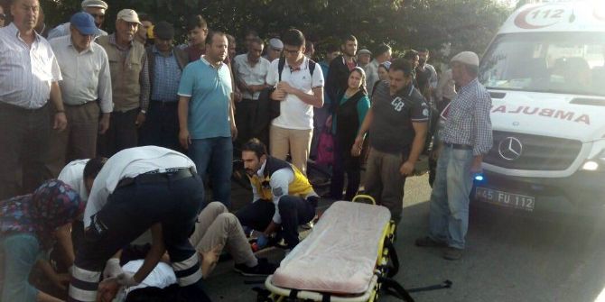 Kamyonun Çarptığı Bisikletli Genç Ağır Yaralandı