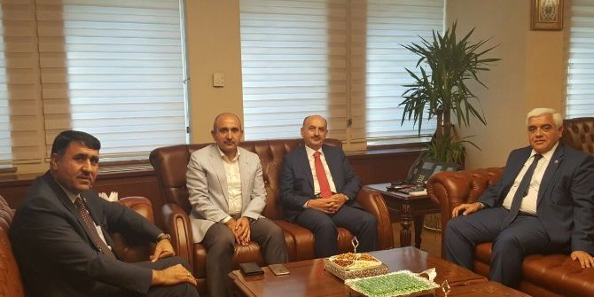 Çalışma Ve Sosyal Güvenlik Bakanı Müezzinoğlu’na Ziyaret