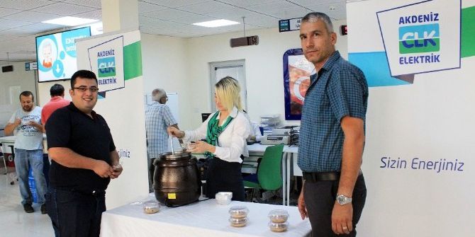 Clk Akdeniz Elektrik’ten ‘Aşure’ İkramı