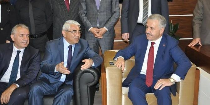 Ulaştırma Denizcilik Ve Haberleşme Bakanı Arslan’dan, Başkan Karaçanta’ya Ziyaret