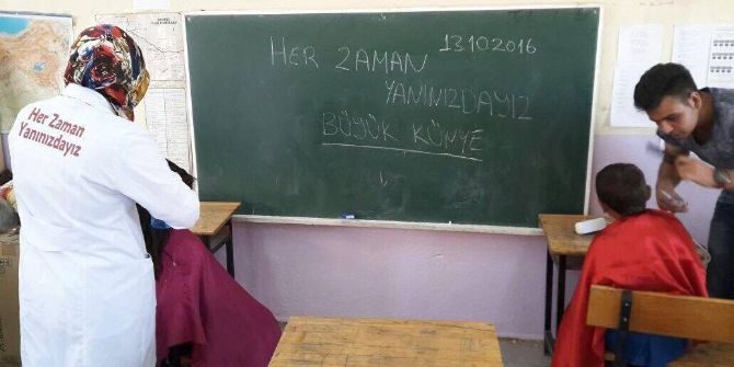 ‘Her Zaman Yanınızdayız Projesi’ Ekibi Büyük Künye Mahallesindeydi