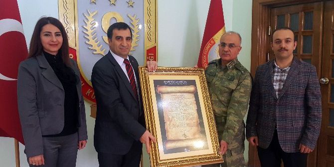 Şehirder’den 9. Kolordu Komutanı Tümgeneral Özoğlu’na Ziyaret