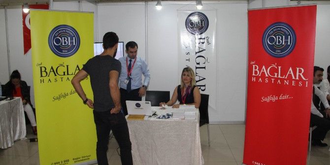 İstihdam Fuarında Standı Bulunan Özel Bağlar Hastanesi Yoğun İlgi Gördü