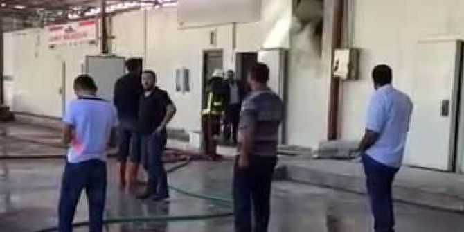 Antalya’daki Patlama Sırasında Balıkçıların Paniği Kameralara Yansıdı