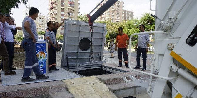 Mezitli’de Çöpler Yerin Altına İniyor