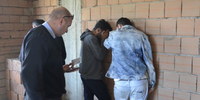 Metruk Binaya Uyuşturucu Baskını