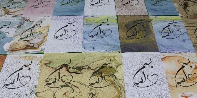 Ebru Sanatçısı Şimşek, Dünya Ebru Gününe Katılıyor