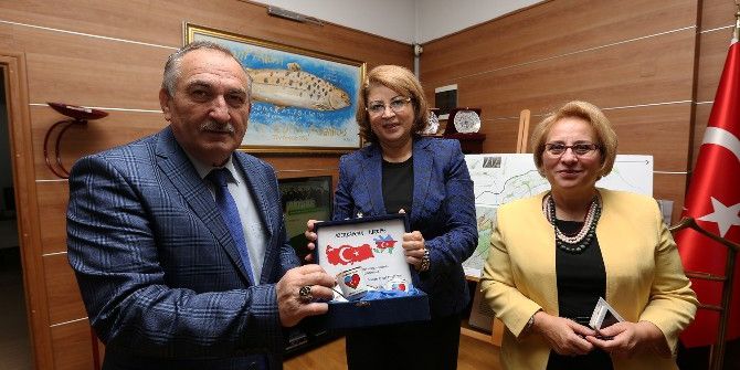 Azeri Başkatip Başkan Yılmaz’ı Ziyaret Etti