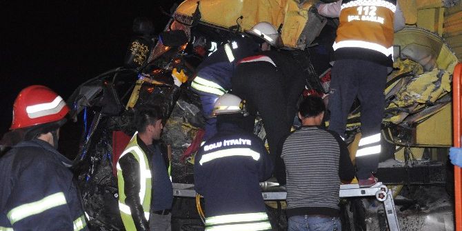 Bolu’da Zincirleme Trafik Kazası; 1’i Ağır 7 Yaralı