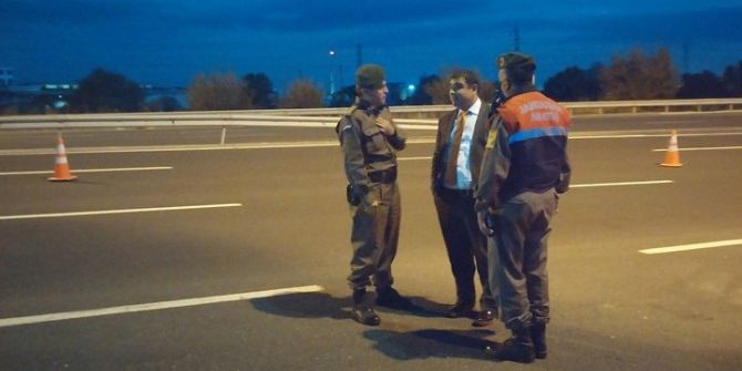 Kızıltoprak, Jandarma Bölgesinde Yol Uygulamalarını Denetledi