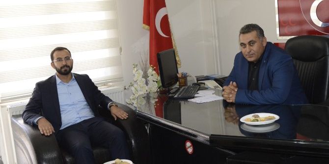 Ak Partiden Mhp İl Başkanlığına Ziyaret