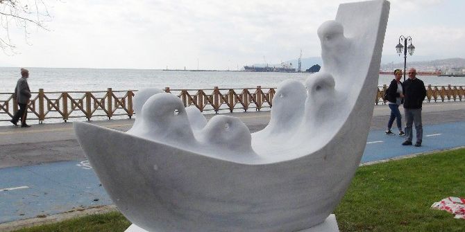 ’Suriyelilerin Acıları’nı Anlatan Heykel, Tekirdağ’ın Merkezinde