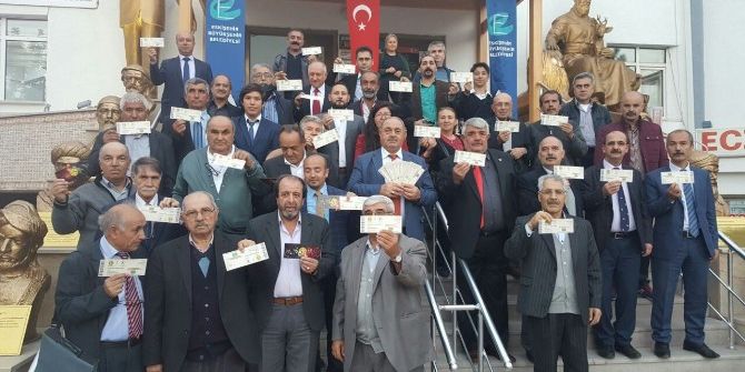Hacı Bektaş Veli Derneği Hatıra Biletlerini Aldı