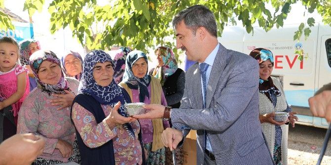 Musalar Yeniköy’den Başkan Şirin’e Parke Taşı Teşekkürü