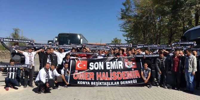 Konya Beşiktaşlılar Derneğinden Kahraman Şehidin Kabrine Ziyaret