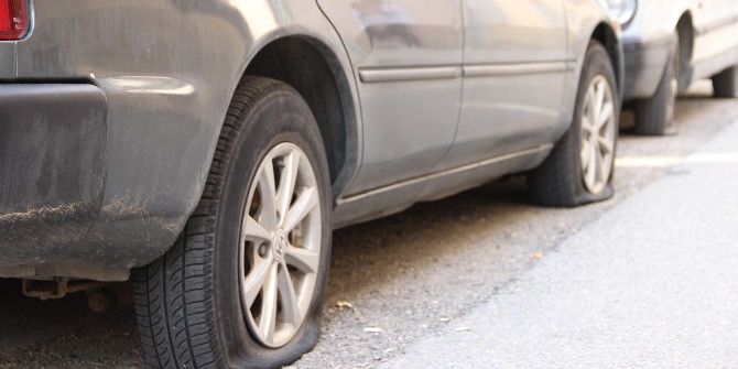 Eskişehir’de 30 Aracın Lastiği Kesildi