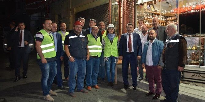 Ortahisar Belediyesi’nin Yürüttüğü Kemeraltı Sokak Sağlıklaştırma Projesi’ne Başlandı