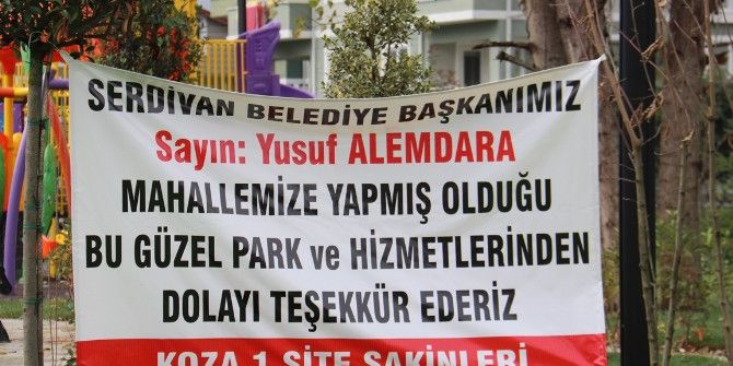 Başkan Alemdar’a Mahalle Sakinlerinden Teşekkür