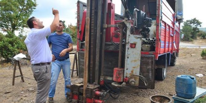 Taştepe Köyünde Su Arama Çalışmaları