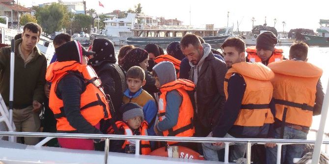 Ayvacık’ta 48 Kaçak Göçmen Yakalandı