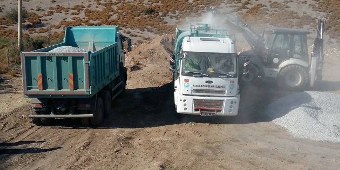 Başkan Ergün’ün Söz Verdiği Sarıçalı Asfalta Kavuştu