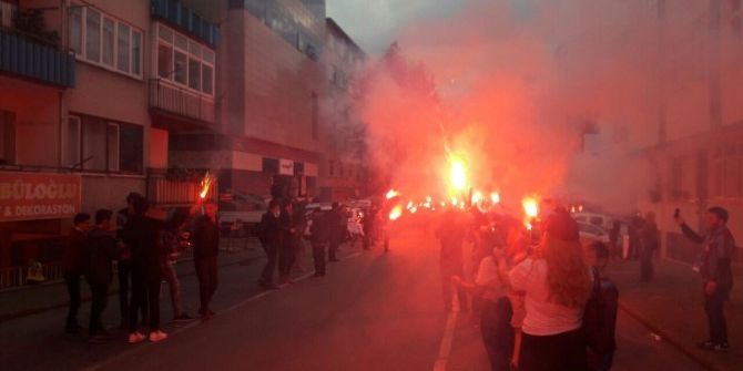 Avni Aker’de Trabzonspor’a Coşkulu Karşılama