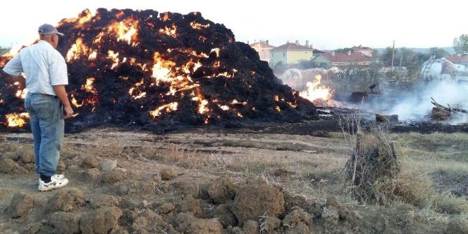 Binlerce Balya Saman Alev Alev Yandı
