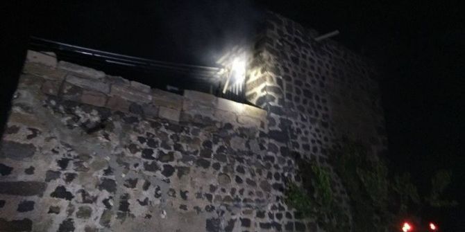 Hacılar’da Yangın