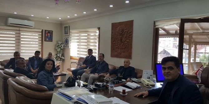 Başkan Yalçın’a Dernek Başkanlarından Ziyaret