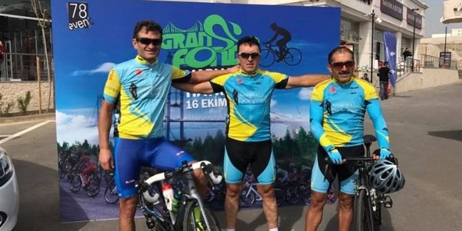 Osman Gazi Köprüsü’ndeki Granfondo Marmara’nın Şampiyonu Tekirdağ’dan