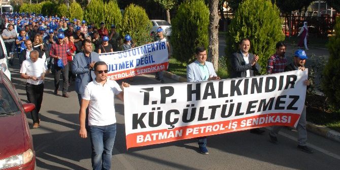Tp İşçileri Yarım Gün İş Bıraktı