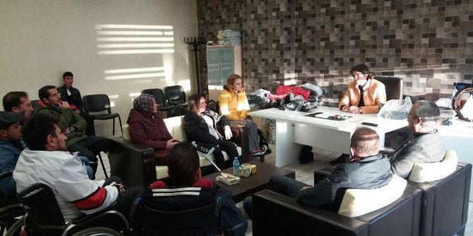 Curling Federasyonundan Engelli Curling Takımına Destek