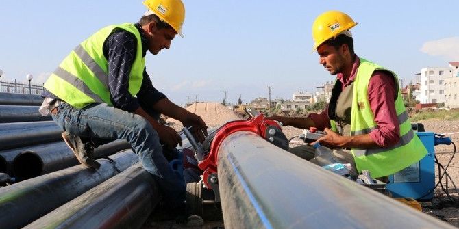 Reyhanlı’da Yeni Yerleşim Alanlarına İçme Suyu Şebekesi Döşeniyor