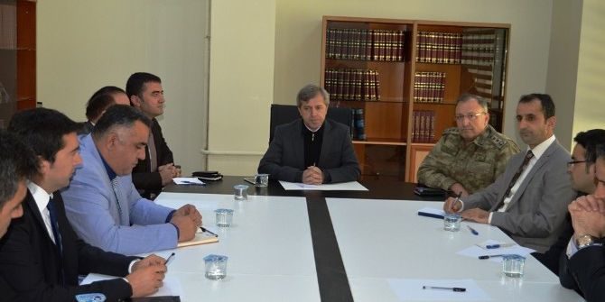 Bitlis’te Kış Hazırlığı Toplantısı