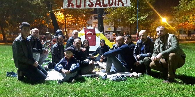 15 Temmuz Çadırını Yeniden Kurdular