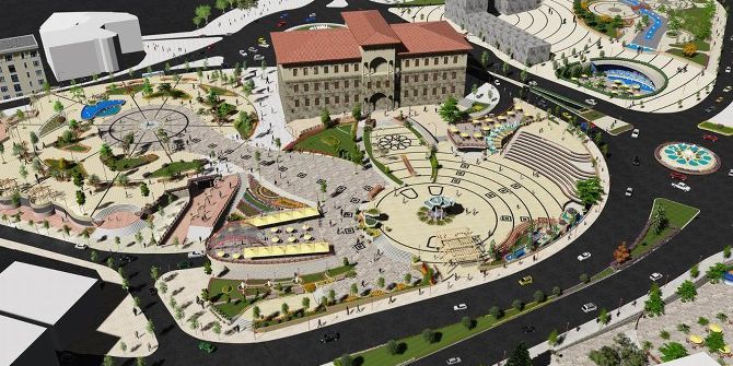 15 Temmuz Şehitler Meydanı’nda Çalışmalar Başladı