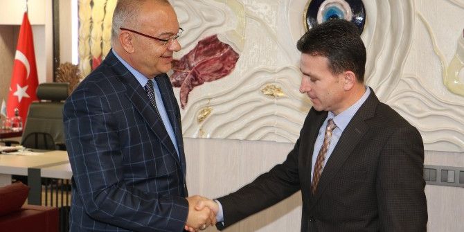 Vergi Dairesinden Başkan Ergün’e Ziyaret