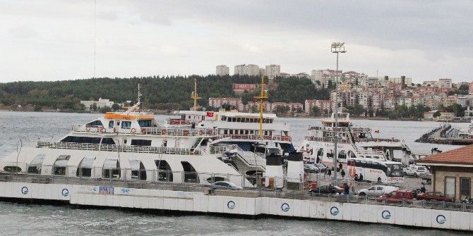 Bozcaada-geyikli Seferlerine Fırtına Engeli