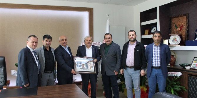 Osmaneli Belediye Başkanı Şahin’den Tso Başkanı Ateş’e Ziyaret