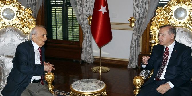 Cumhurbaşkanı Erdoğan Prof. Dr. Fuat Sezgin’i Kabul Etti