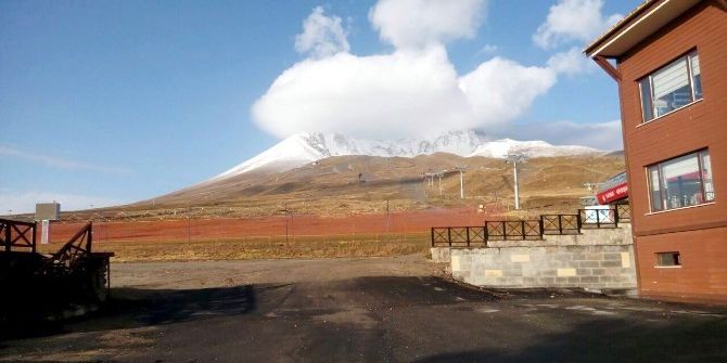 Erciyes’te Kar Yağışı