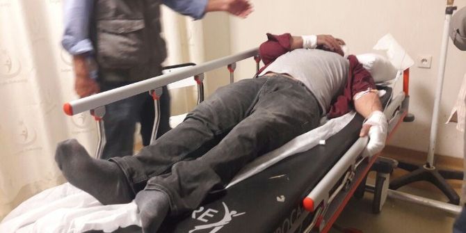 Kopan Elektrik Teline Çarpan Engelli Vatandaş Ağır Yaralandı