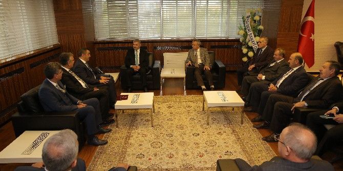 Kayso Yönetimi, Başkan Mustafa Çelik’i Ziyaret Etti