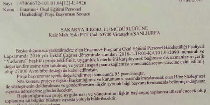 Sakarya İlkokulundan Büyük Başarı