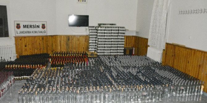 Jandarmadan Kaçak İçki Ve Sigara Operasyonu