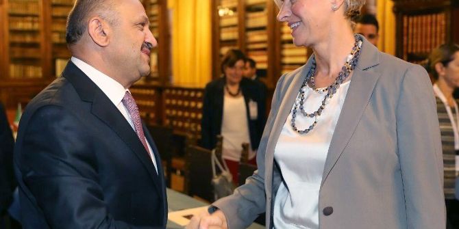 Bakan Işık, İtalyan Mevkidaşı Pinotti İle Görüştü