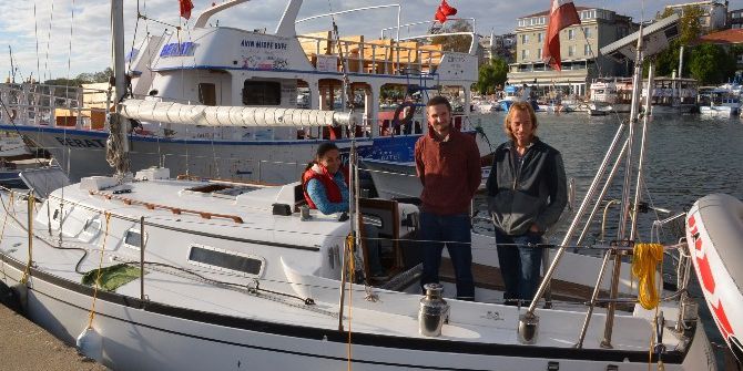 Letonyalı Turistler Sinop’a Demir Attı