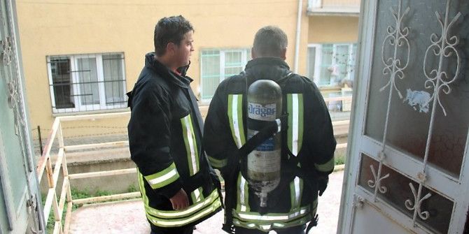 Soba Külünden Çıkan Yangın Korkuttu